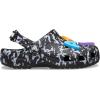 Crocs Unisex-Child Classic Graphic Clog(Black/White)