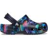 Crocs Unisex-Child Classic Graphic Clog(Deep Navy/Multi Dino)