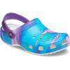 Crocs Unisex-Child Classic Graphic Clog(Multi/Tie-dye)