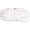 Crocs Unisex-Child Classic Graphic Clog(White/Black Skull Print)