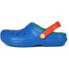 Crocs Unisex-Child Classic Lined Clog (Little Big Kid)(Blue Bolt/Multi)
