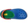 Crocs Unisex-Child Classic Lined Clog (Little Big Kid)(Blue Bolt/Multi)