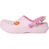 Crocs Unisex-Child Classic Lined Clog (Little Big Kid)(Pink Milk)