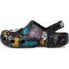 Crocs Unisex-Child Jack Skellington Nightmare Before Christmas Classic Clogs (Little Big Kid)(Multi)