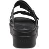 Crocs Women’s Brooklyn Buckle Low Wedges(Black 1)
