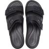 Crocs Women’s Brooklyn Buckle Low Wedges(Black 1)