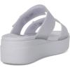 Crocs Women’s Brooklyn Buckle Low Wedges(Purple Moon)