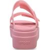 Crocs Women’s Brooklyn Buckle Low Wedges(Rosette)