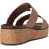 Crocs Women’s Brooklyn Cork Buckle Sandals Wedge(Milk Chocolate)