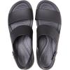 Crocs Women’s Brooklyn Low Wedge Sandals(Black/Mushroom)