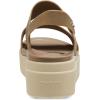 Crocs Women’s Brooklyn Low Wedge Sandals(Khaki Bone)