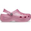 Crocs Women’s Classic Platform Glitter Clog(Pink Tweed)