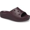 Crocs Women’s Classic Slide | Platform Sandals(Dark Cherry)