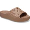 Crocs Women’s Classic Slide | Platform Sandals(Latte)
