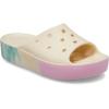Crocs Women’s Classic Slide | Platform Sandals(Vanilla/Multi)