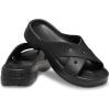 Crocs Women’s Cross Strap Sandals(Black)