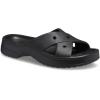 Crocs Women’s Cross Strap Sandals(Black)