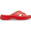 Crocs Women’s Cross Strap Sandals(Cherry Red)