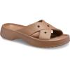 Crocs Women’s Cross Strap Sandals(Milk Chocolate)