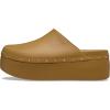 Crocs Women’s Dylan Platform Clog, Mule Platform Shoes for Women(Umber)