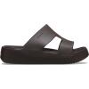 Crocs Women’s Getaway Platform H-Strap Wedge Sandals(Espresso)