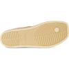 Crocs Women’s Miami Thong Sandal Flat(Metallic Gold)