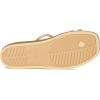 Crocs womens Miami Toe Loop Sandal(Metallic Gold)