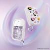 Touchland x Crocs Limited Edition Mist Case 1 Fl. OZ., Stylish Hand Sanitizer Spray Accessory, with 5 JibbitzTM Charms and Keyring, Pixie Lavender Color(Cosmic White)