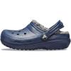 Crocs Kids’ Classic Lined Clogs(Navy/Charcoal)