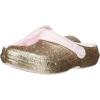 Crocs Kid’s Classic Lined Glitter Clog(Gold/Barely Pink)