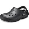 Crocs Unisex Adult Classic Lined Clog(Black/Black)