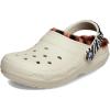 Crocs Unisex Adult Classic Lined Clog(Bone/Multi Animal Remix)