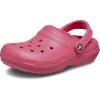 Crocs Unisex Adult Classic Lined Clog(Hyper Pink)