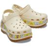 Crocs Unisex Adult Mega Crush Clogs(Vanilla/Multi Retro Floral)