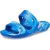 Crocs Unisex Adult Seasonal Graphic Classic Sandals(Blue Bolt/Multi)