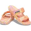 Crocs Unisex Adult Seasonal Graphic Classic Sandals(Papaya/Multi)