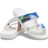 Crocs Unisex Adult Seasonal Graphic Classic Sandals(Solarized White Multi)