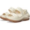 Crocs Unisex-Adult Classic Mega Crush Sandal | Platform Sandals(Taupe)
