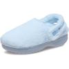 Crocs Unisex-Adult Classic Unfurgettable Clogs, Fuzzy Slippers(Blue Frost)