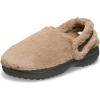 Crocs Unisex-Adult Classic Unfurgettable Clogs, Fuzzy Slippers(Milk Chocolate)
