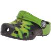 Crocs Unisex-Child Classic Graphic Clog(Black/Lime Punch)