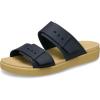 Crocs Women’s Brooklyn Buckle Low Low Black/Tan 8 Medium