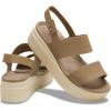 Crocs Women’s Brooklyn Low Wedge Sandals(Khaki Bone)