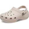 Crocs Women’s Classic Platform Clog(Off-white)