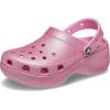 Crocs Women’s Classic Platform Glitter Clog(Pink Tweed)