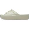 Crocs Women’s Classic Slide | Platform Sandals(Bone)