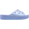 Crocs Women’s Classic Slide | Platform Sandals(Moon Jelly Glitter)