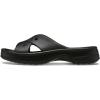 Crocs Women’s Cross Strap Sandals(Black)