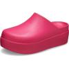 Crocs Women’s Dylan Platform Clog, Mule Platform Shoes for Women(Dragon Fruit)