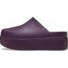 Crocs Women’s Dylan Platform Clog, Mule Platform Shoes for Women(Plush Plum)